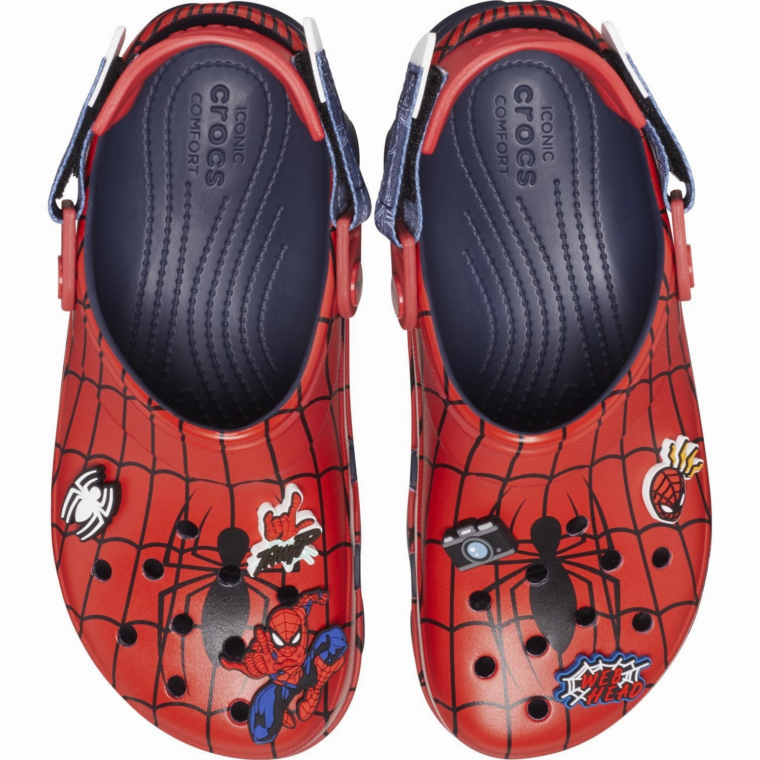 Light Utility Crocs Navy Spider-Man All-Terrain Clog