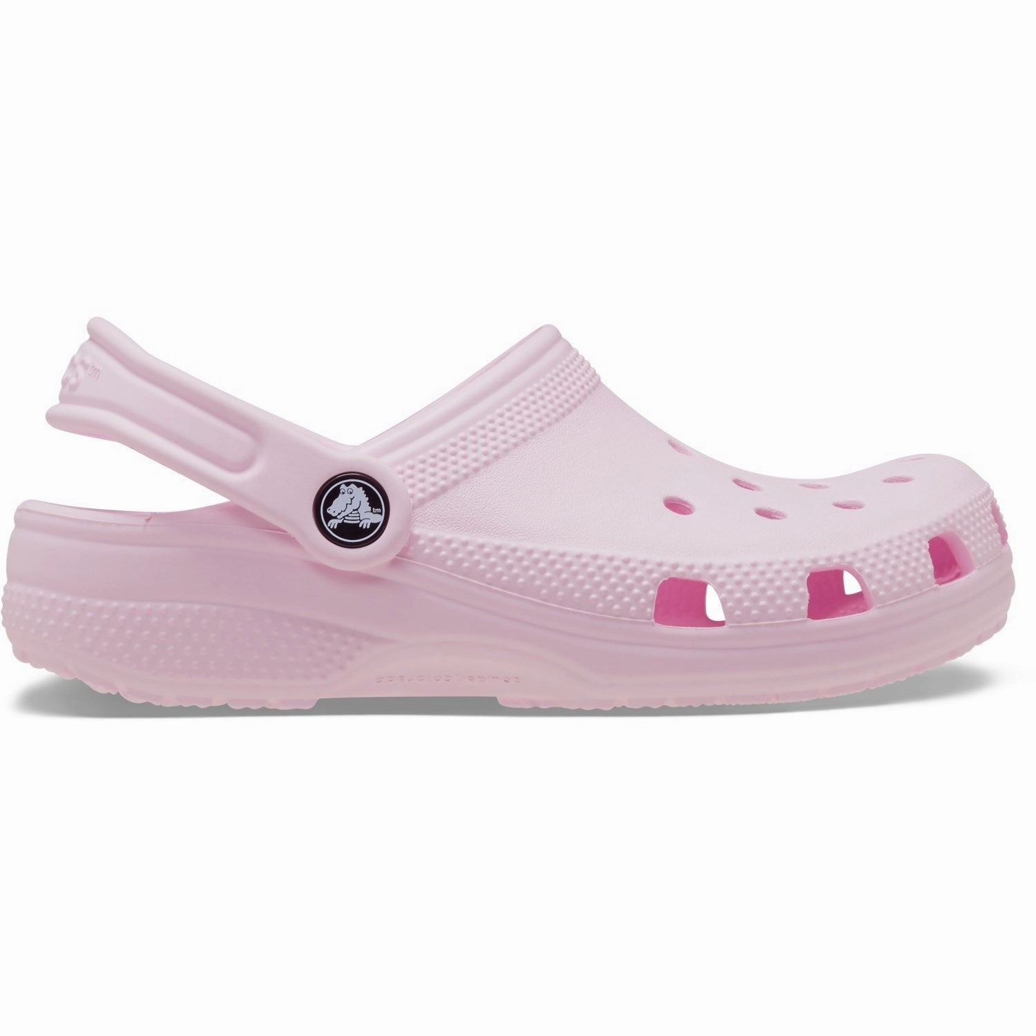 Ventilation Airflow Channels Grip Enhancement Crocs Pink Milk Classic Clog