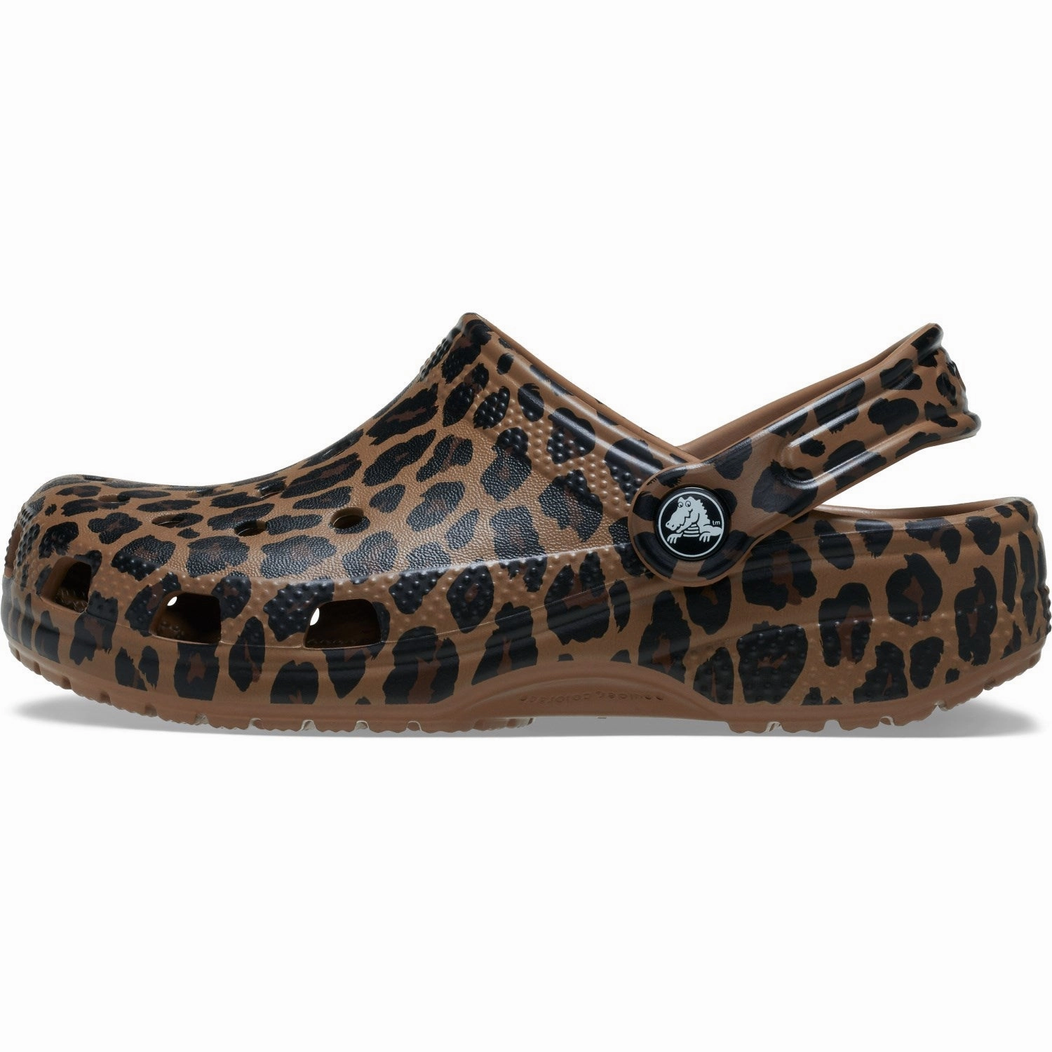 Travel Light Crocs Sepia/Leopard Classic Animal Clog