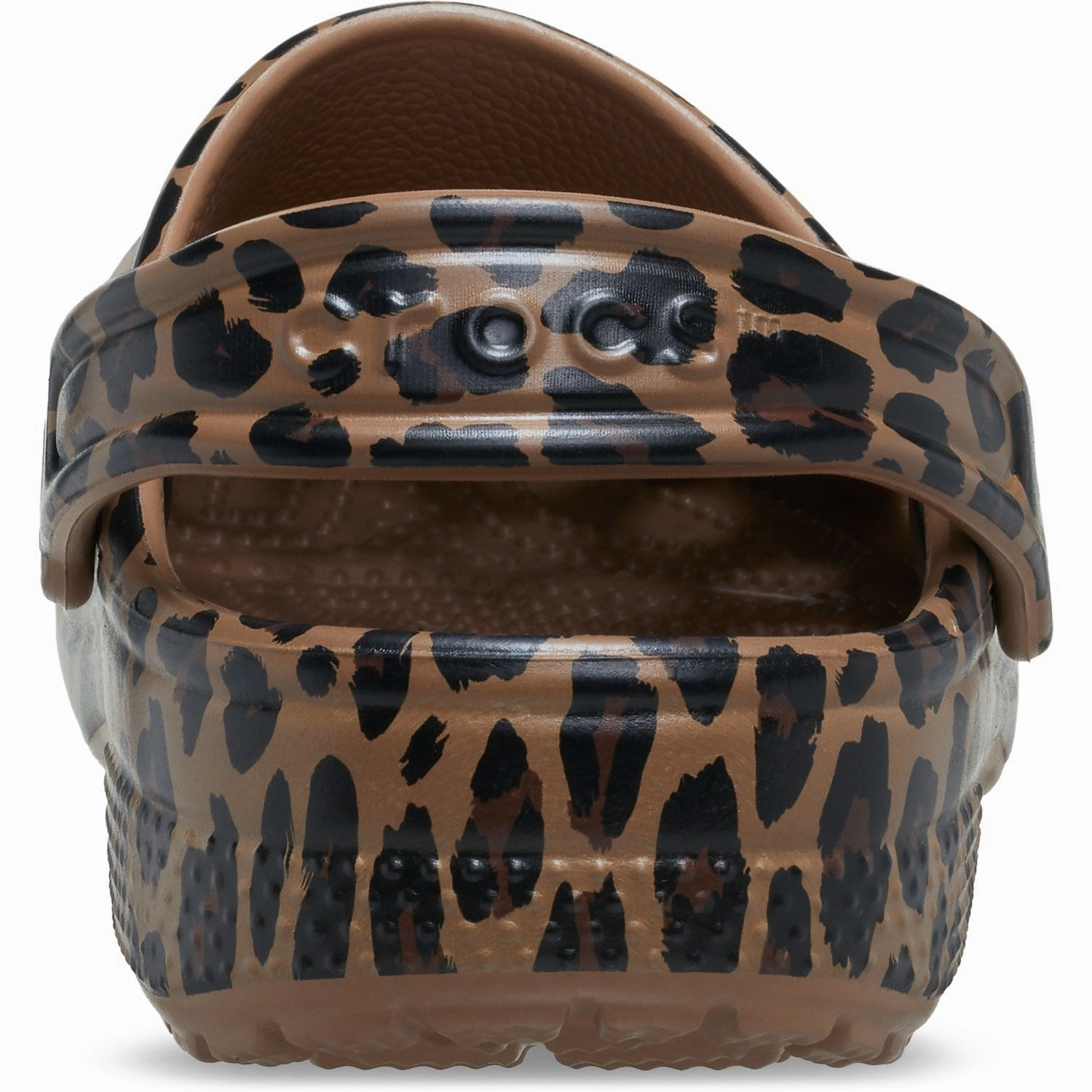 Comfortable Design No-Fuss Wear Crocs Sepia/Leopard Classic Animal Clog