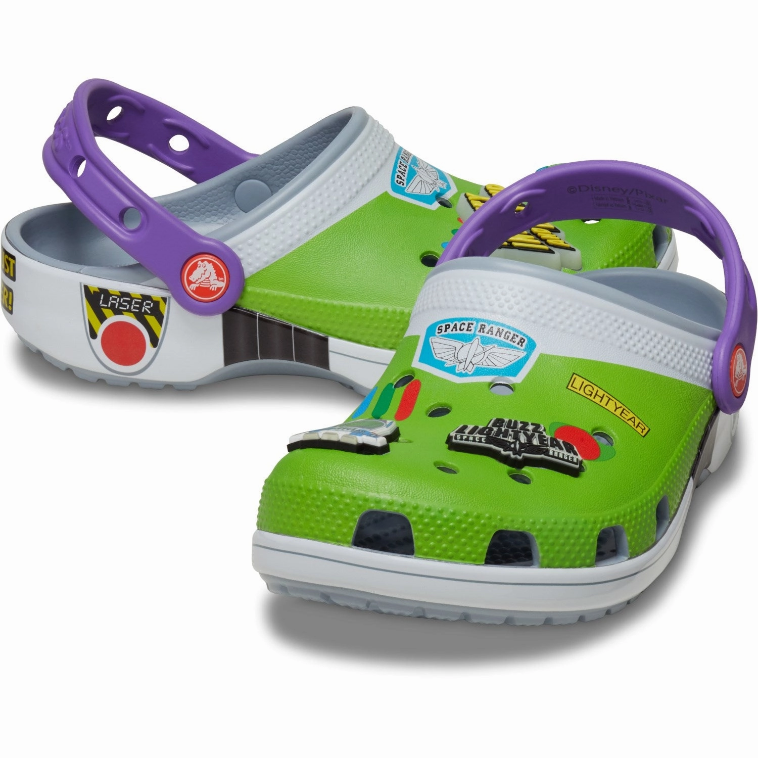 packable Crocs Toy Story Buzz Classic Clog K Blue Grey