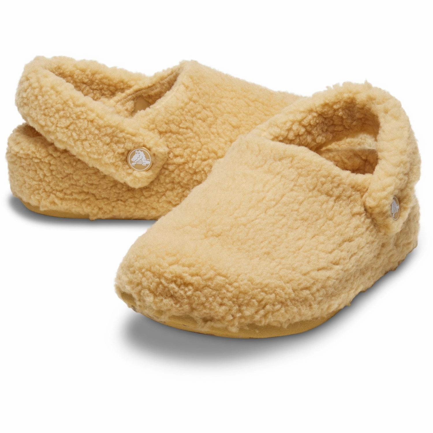 Crocs Wheat Classic Cozzzy Slipper Easy Setup Beach Travel Footwear