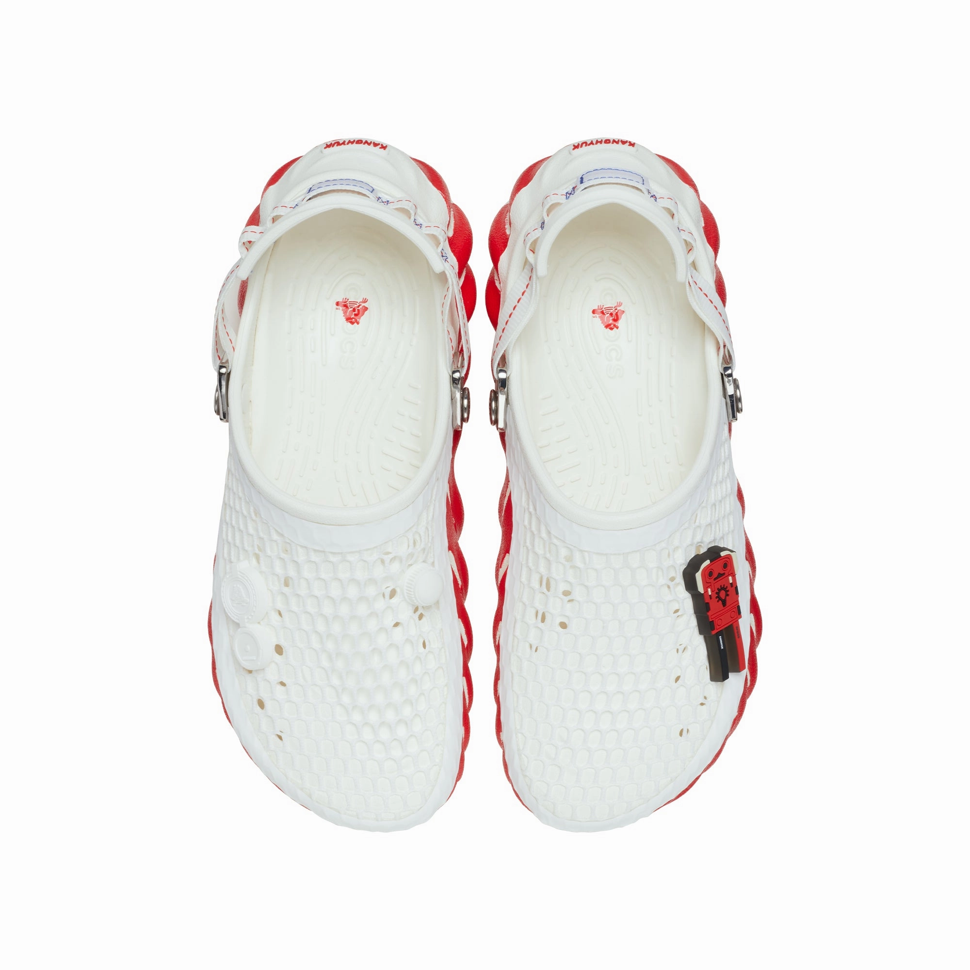 Competitive sports houndstooth - design shoes Crocs x Kanghyuk Echo Clogs