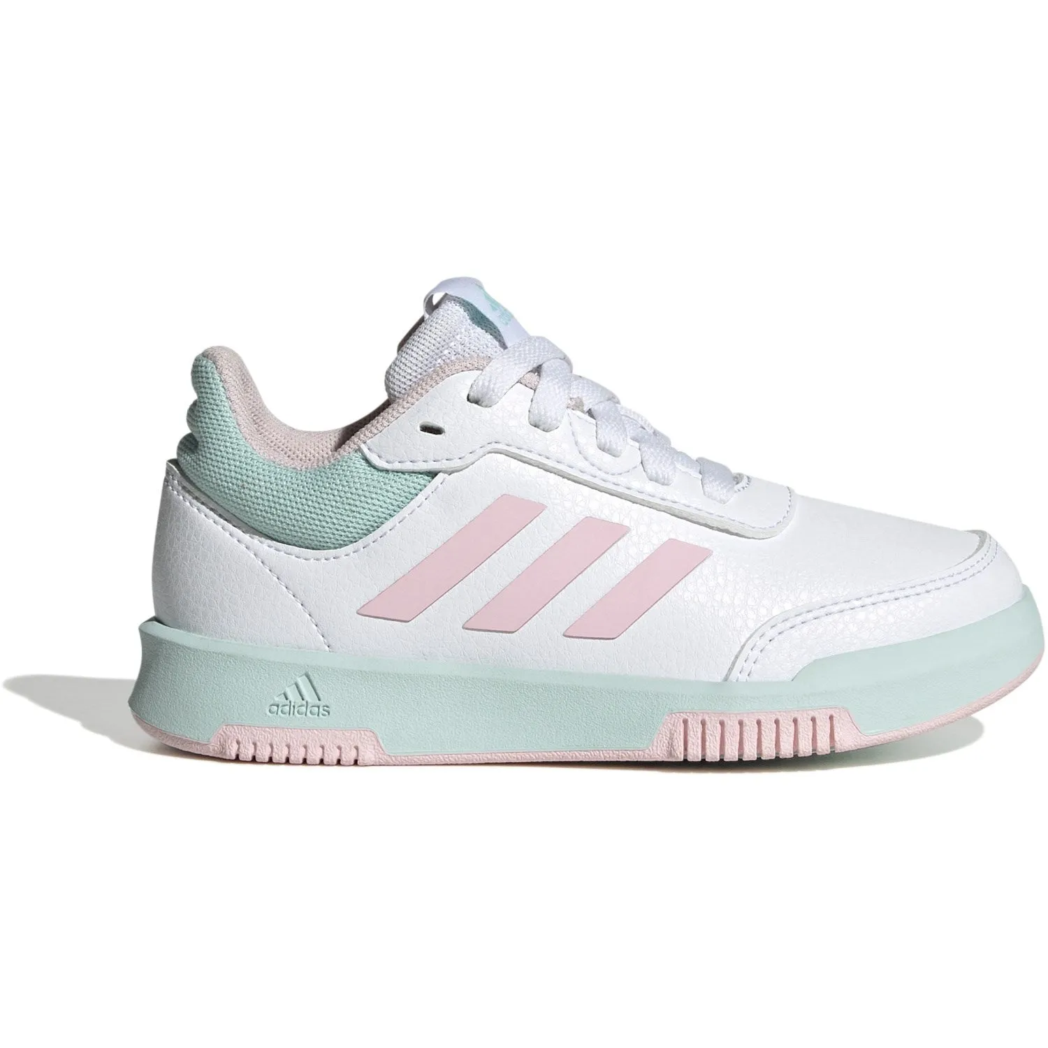 adidas Originals Ftwr White/Clear Pink/Semi Flash Aqua Tensaur Sport 2.0 K Sneakers Track Day Odor Control Treatment