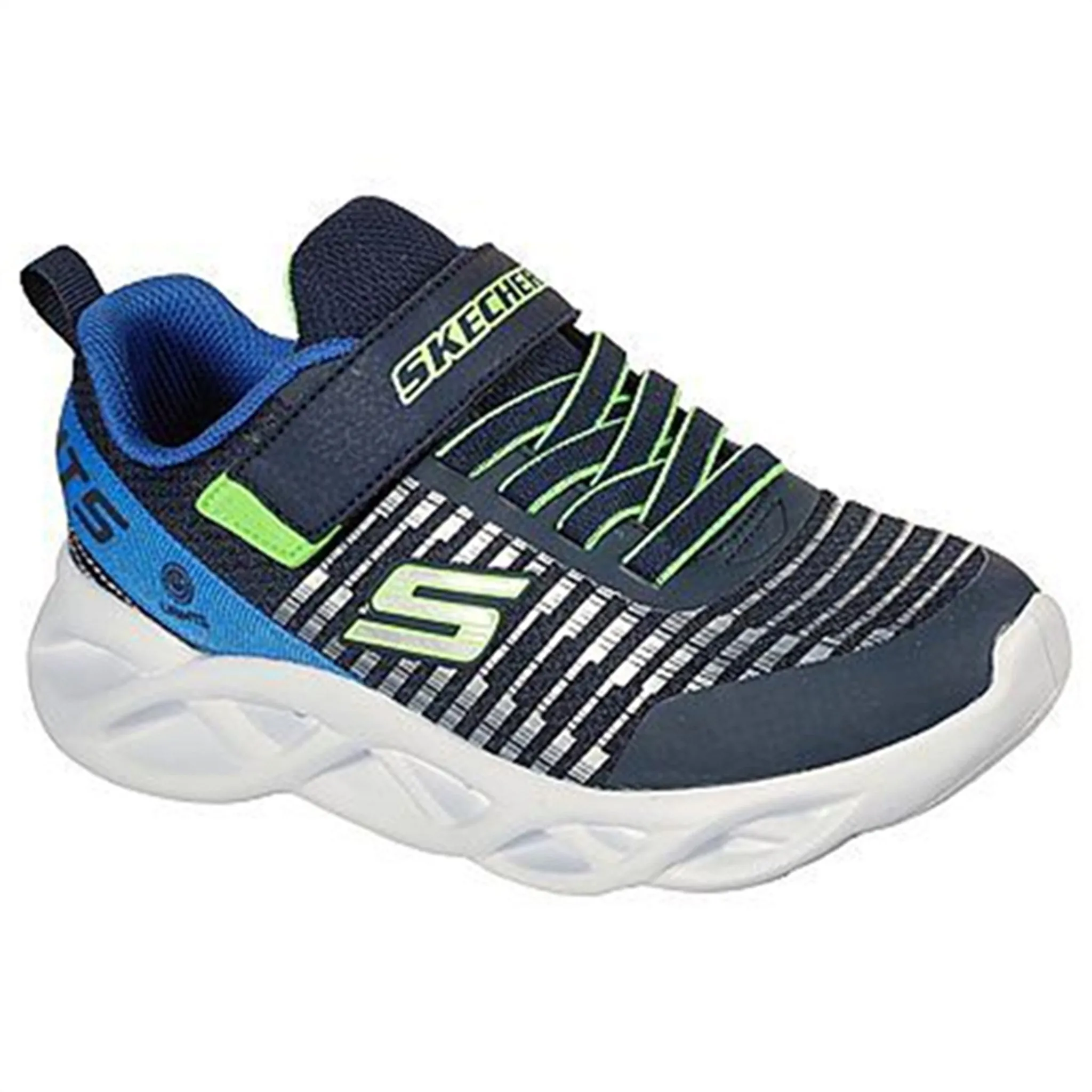Skechers S-Lights Twisty Brights Navy Blue Urban Active Odor Control Technology