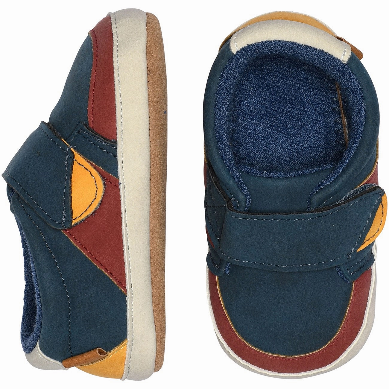 MELTON Blue Sneaker hjemmesko Slip On Design Anti scratch