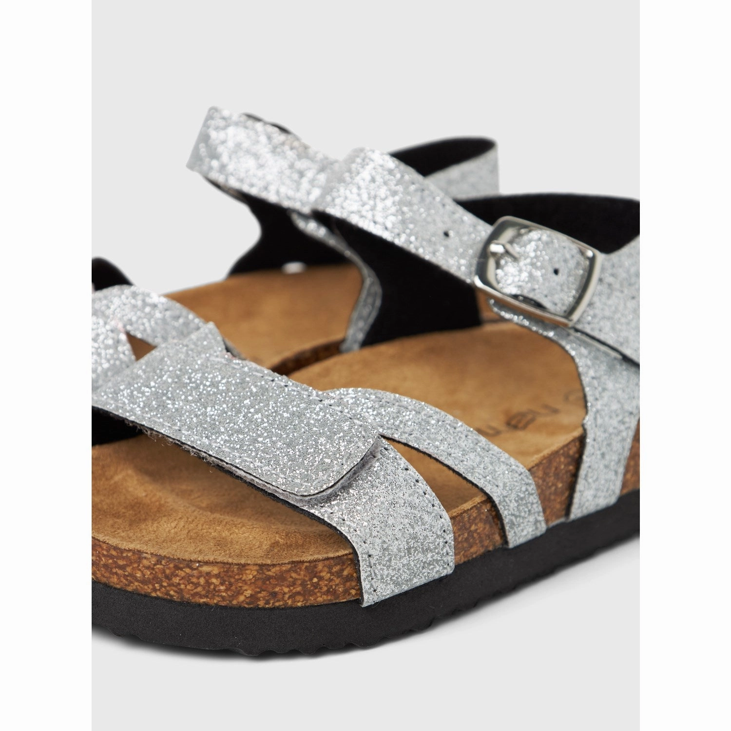 Synthetic Upper Comfort Fit Technology Name It Silver Fiona Sandal