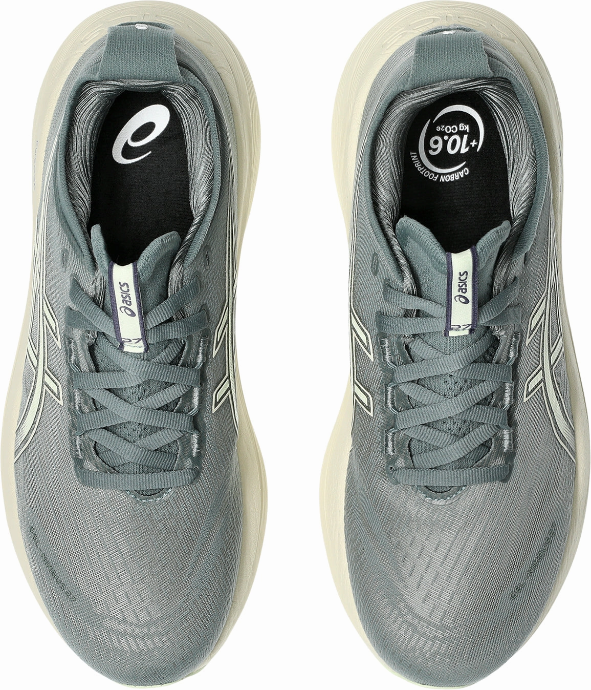 Asics Gel Nimbus 27 Womens Running Shoes - Grey sprinter Fast Recovery