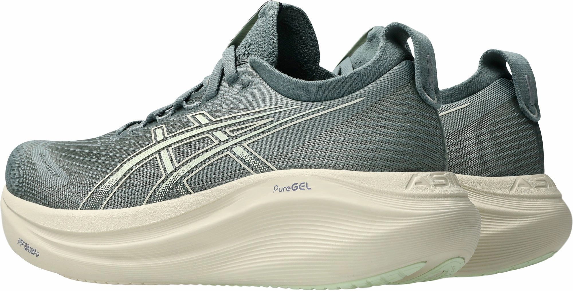Luxury Impact Absorption Technology Asics Gel Nimbus 27 Womens Running Shoes - Grey