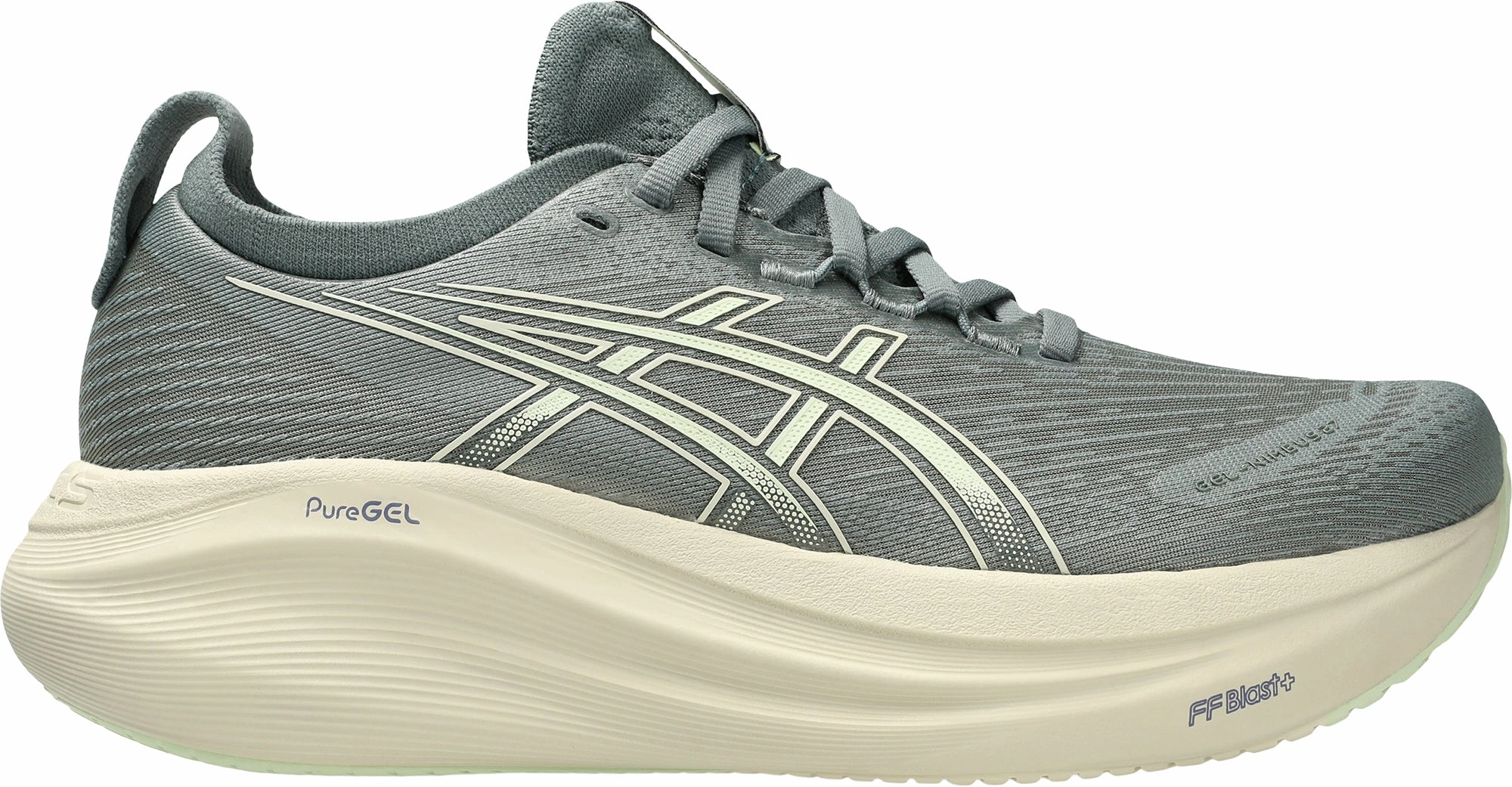 Dynamic Heel Counter indoor - running Asics Gel Nimbus 27 Womens Running Shoes - Grey