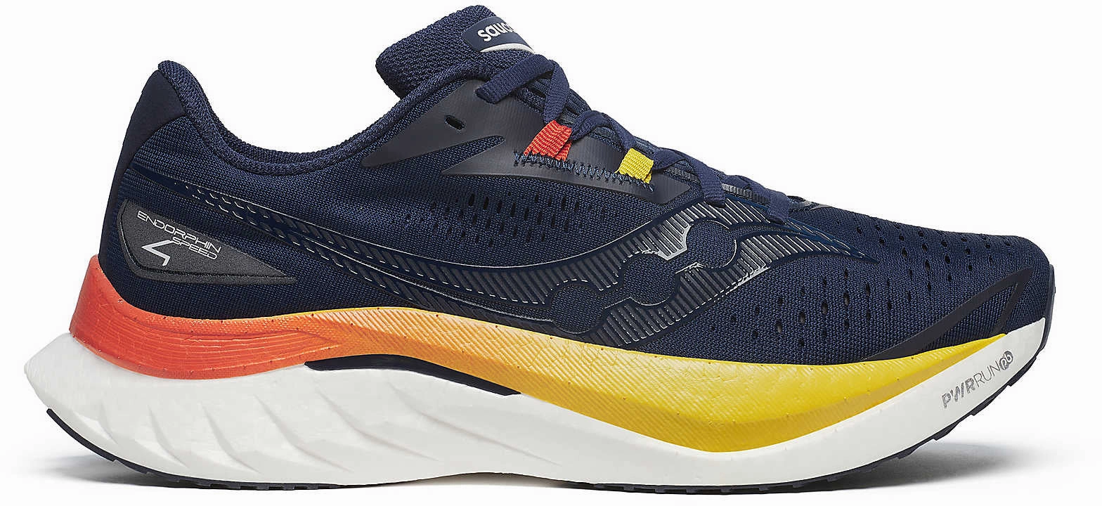 Half Marathon Saucony Endorphin Speed 4 Mens Running Shoes - Navy