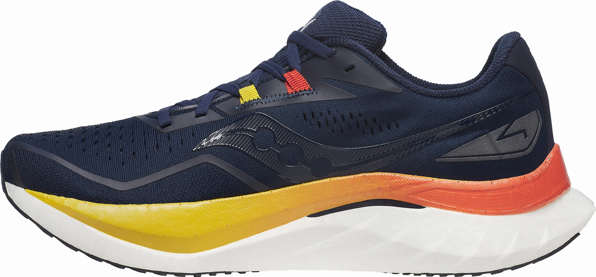 Flexible Outsole Tech split - sole shoes Saucony Endorphin Speed 4 Mens Running Shoes - Navy