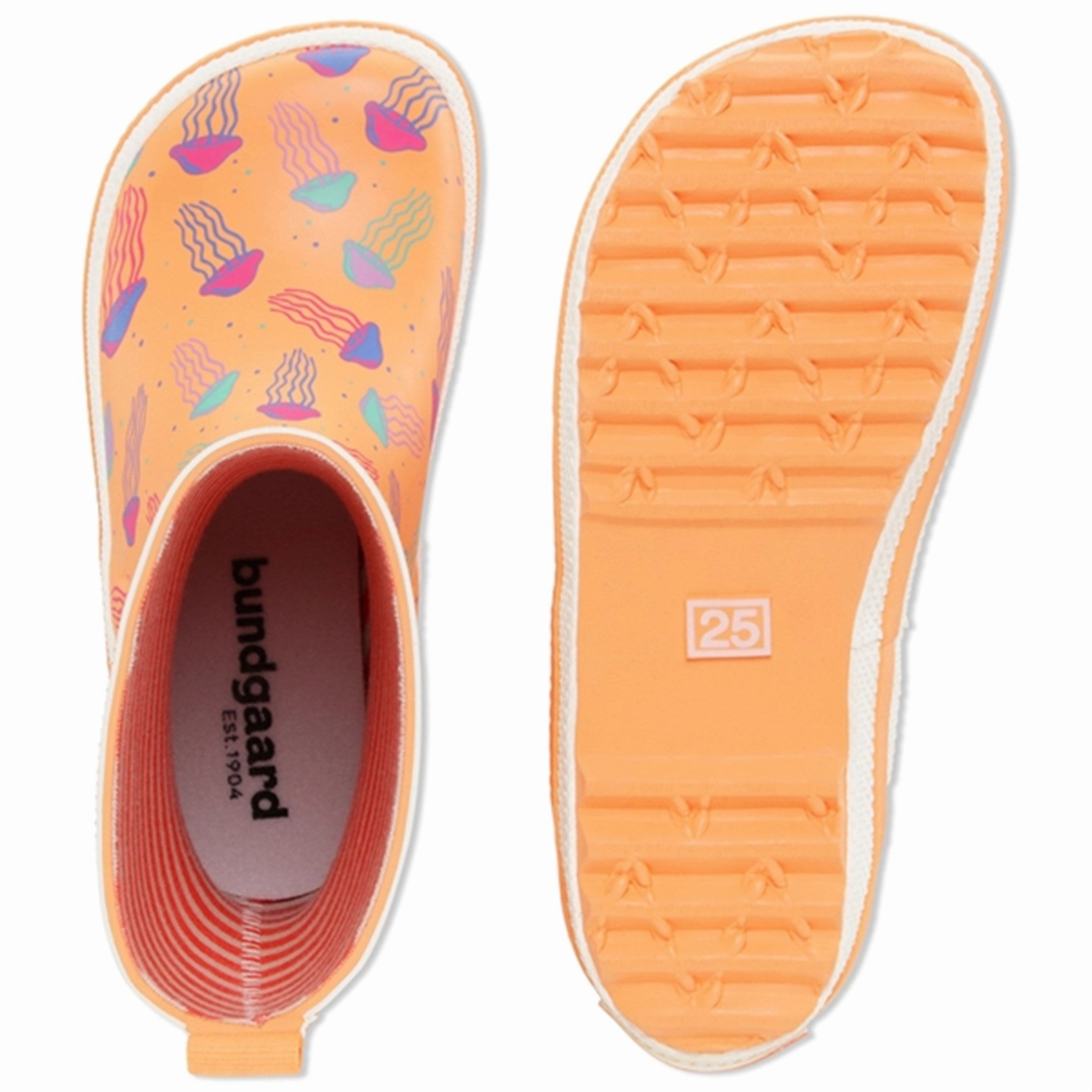 Comfortable Heel Bundgaard Charly High Rubber Boot Jellyfish