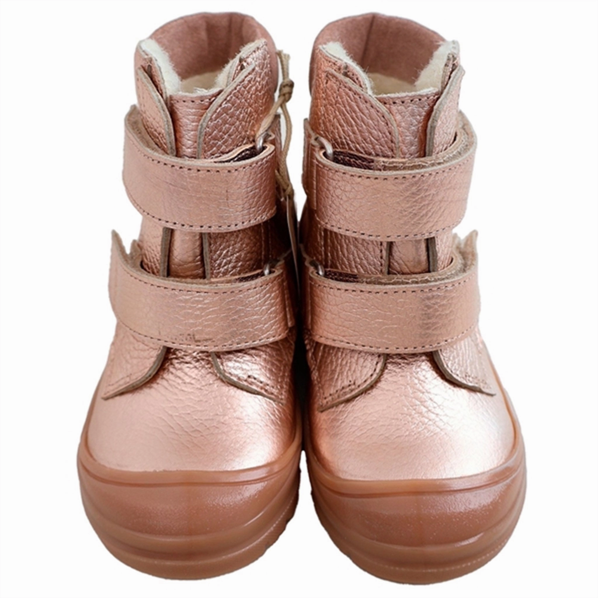 Angulus Starter Tex Boots With Velco Ligth Copper/Pale Mauve Strong Hike Shoe Game