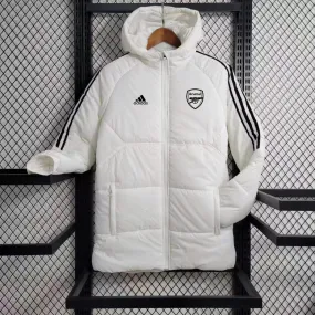 Arsenal Training Jacket 2023-24 Magnetic Closure Details Dual Zipper System