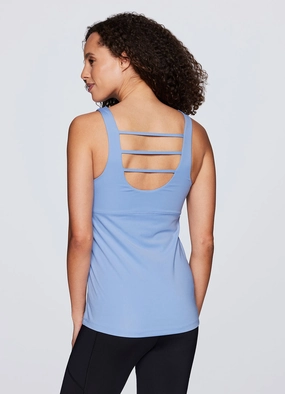 urban scene Super Soft Strappy Shelf Bra Tank