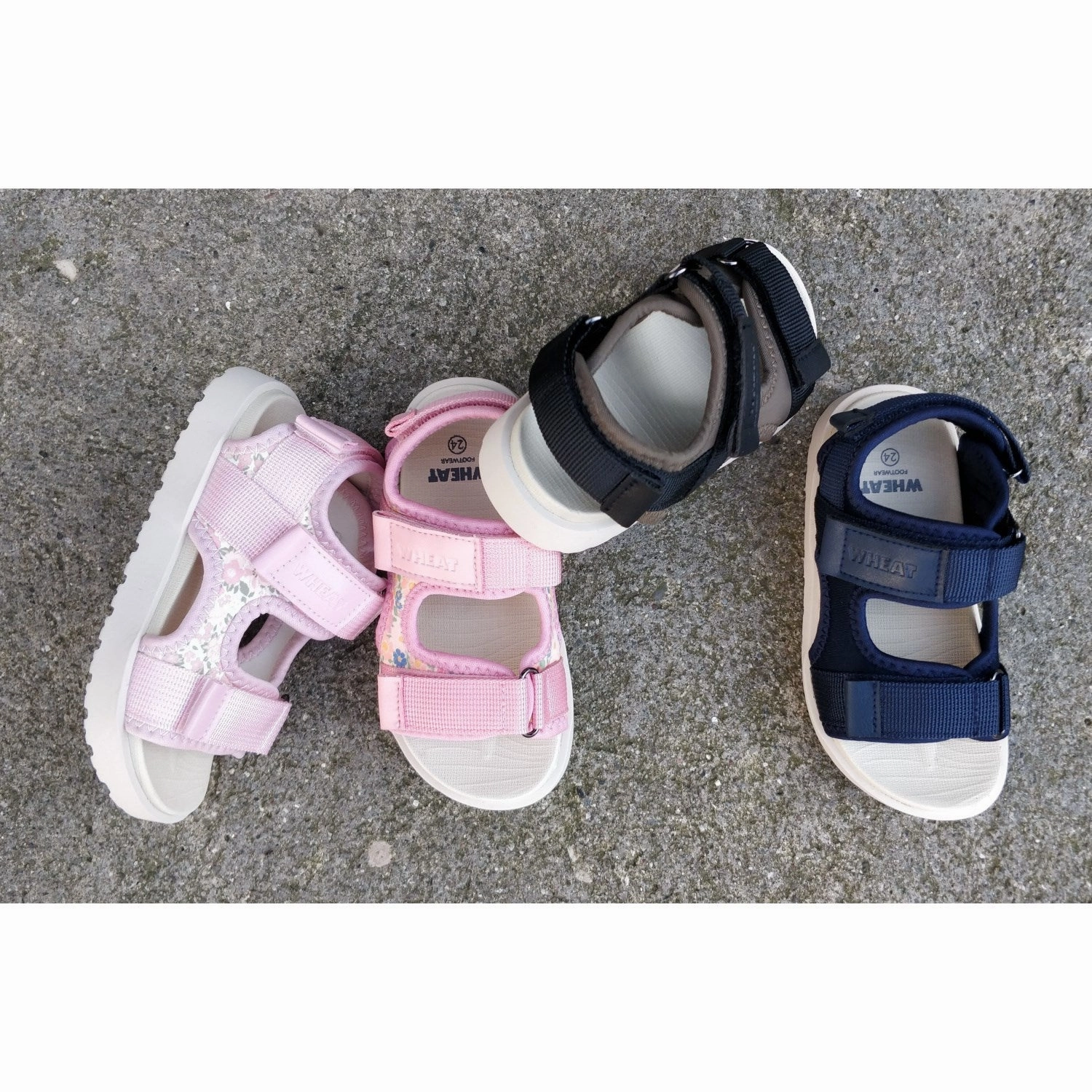 Wheat Dry Pine Sandal Mandy Easygoing Fit Cozy Step Footwear