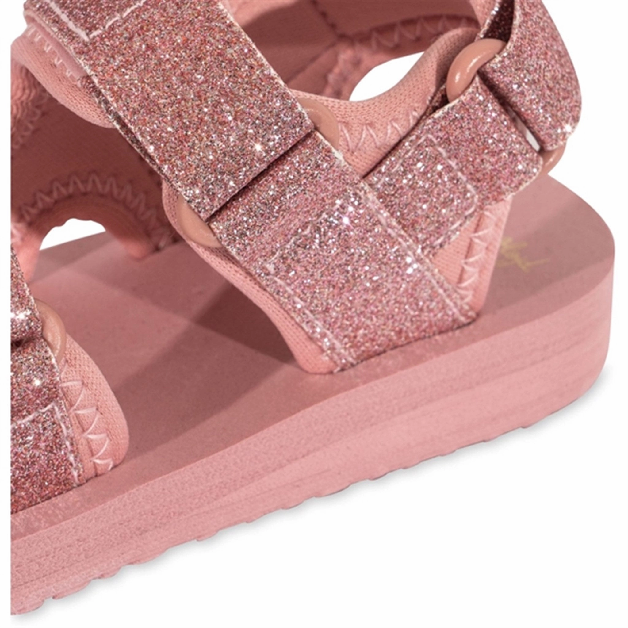 Konges Sl?jd Sun Sandal Glitter Mellow Rose Elegant Footwear