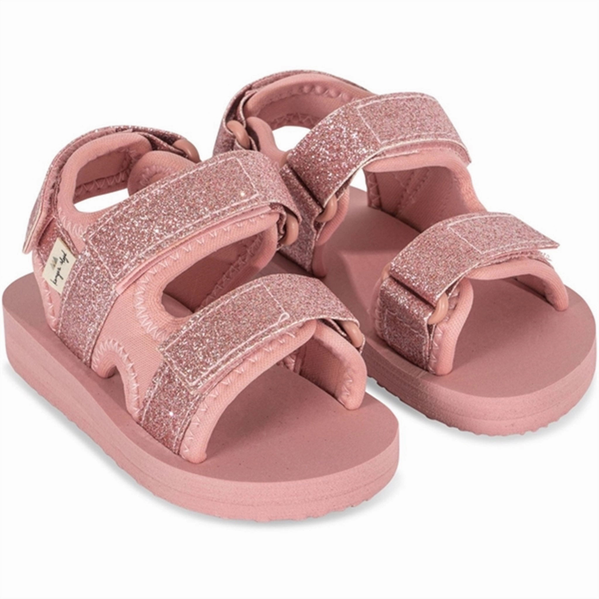 Konges Sl?jd Sun Sandal Glitter Mellow Rose Sale Mood Stylish Footwear
