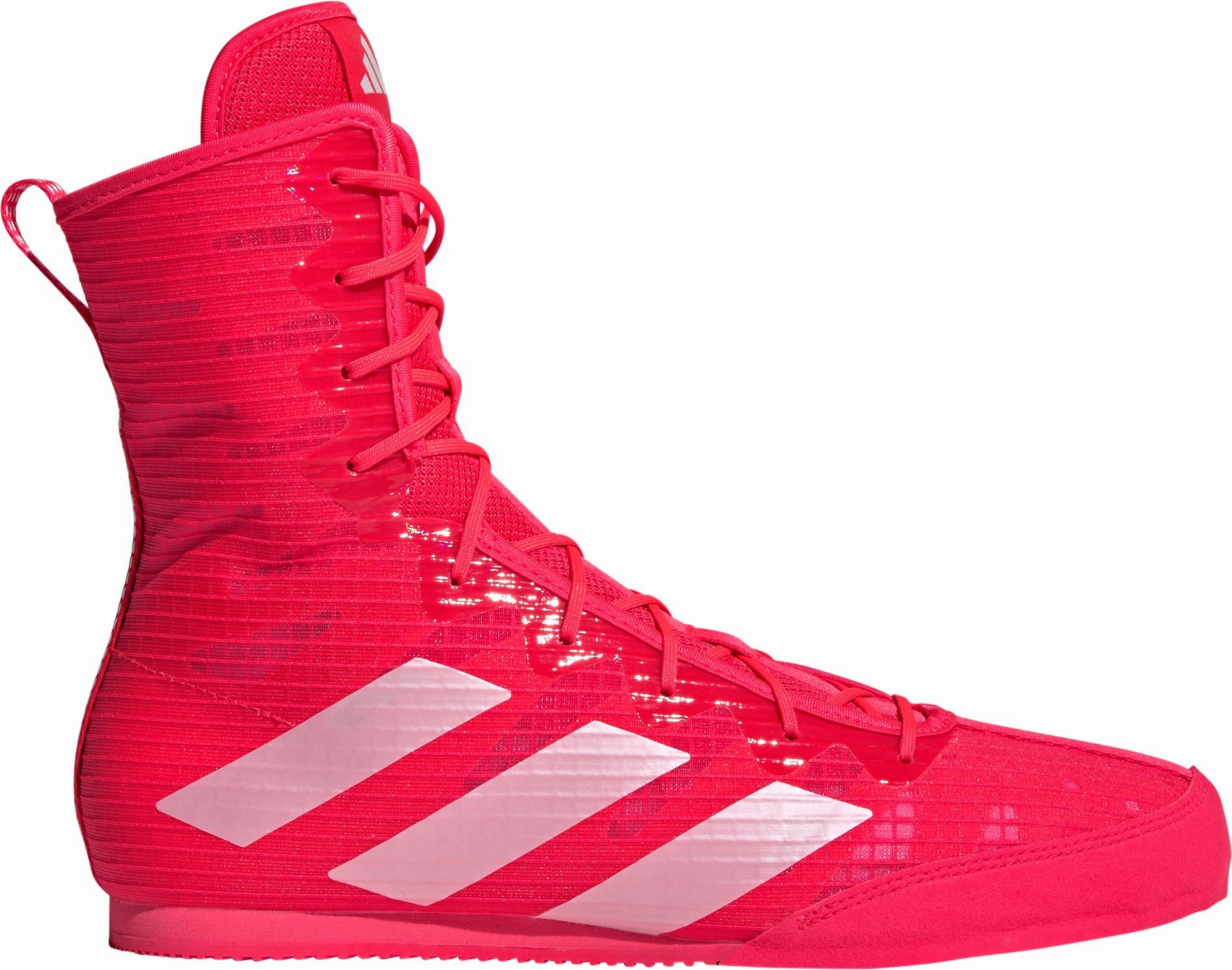 Slip Resistant Pattern adidas Box Hog 4 Mens Boxing Shoes - Red