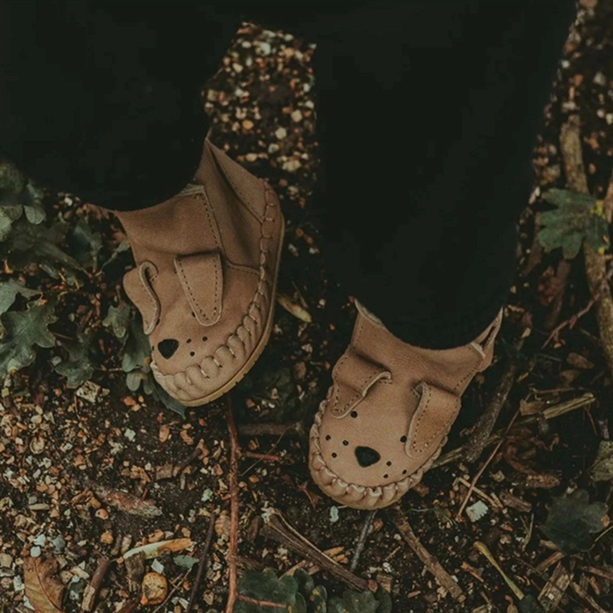 Donsje Baby Kapi Classic Lining Dog Truffle Nubuck Quick Relax Fit Shoes Breathable fabric