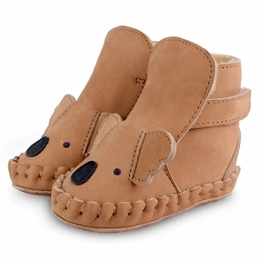Quick Sandals Donsje Baby Kapi Classic Lining Koala Truffle Nubuck