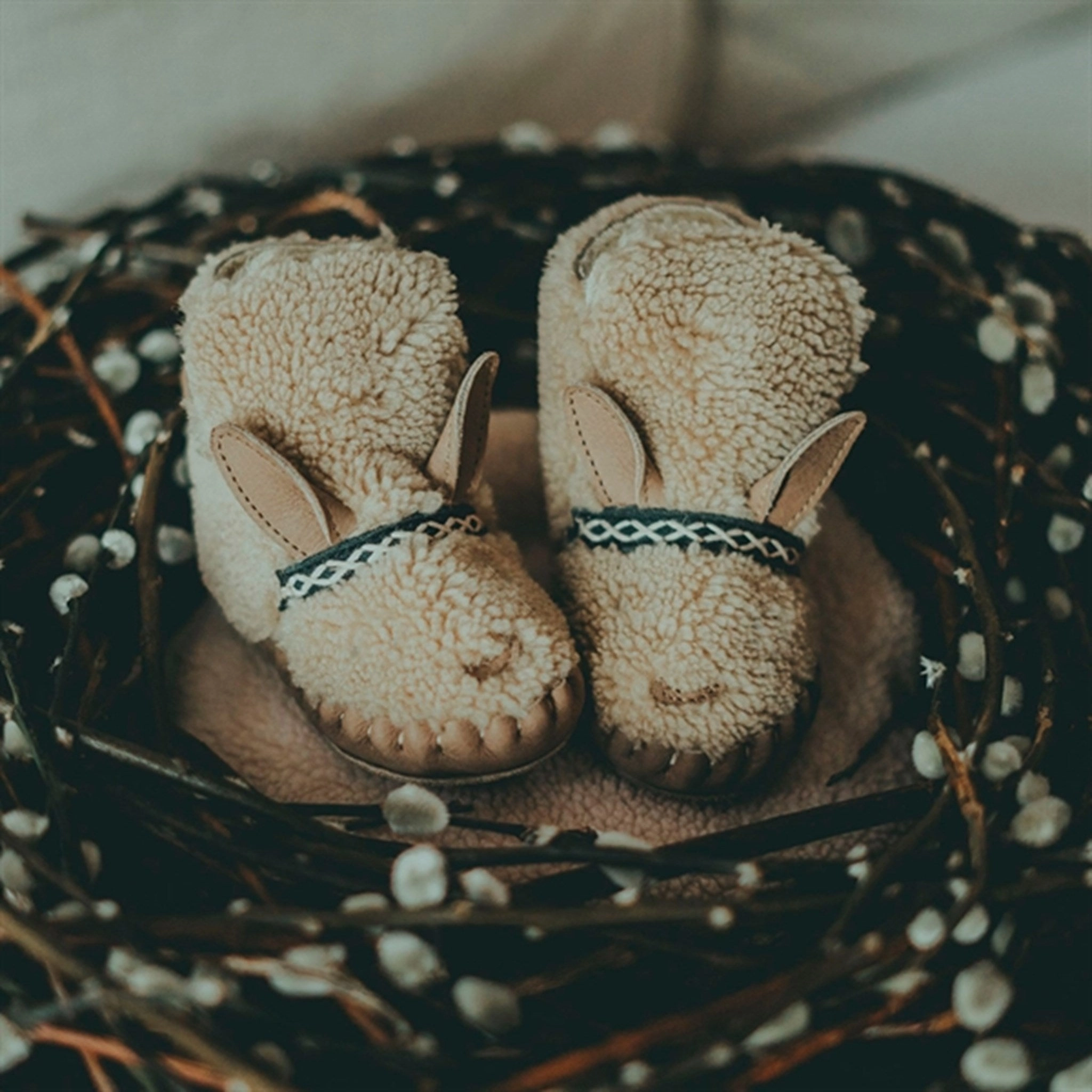 Sandal Strap Easy Sandals Donsje Baby Kapi Exclusive Lining Alpaca Beige Curly