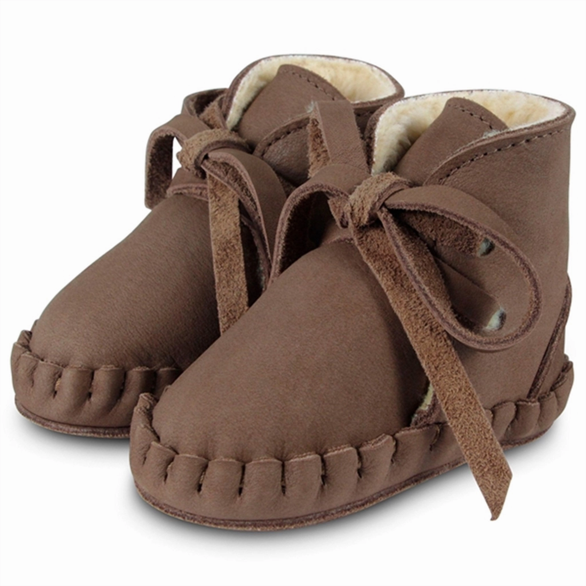Simple Travel Shoes Donsje Baby Pina Classic Lining Hazelnut Nubuck