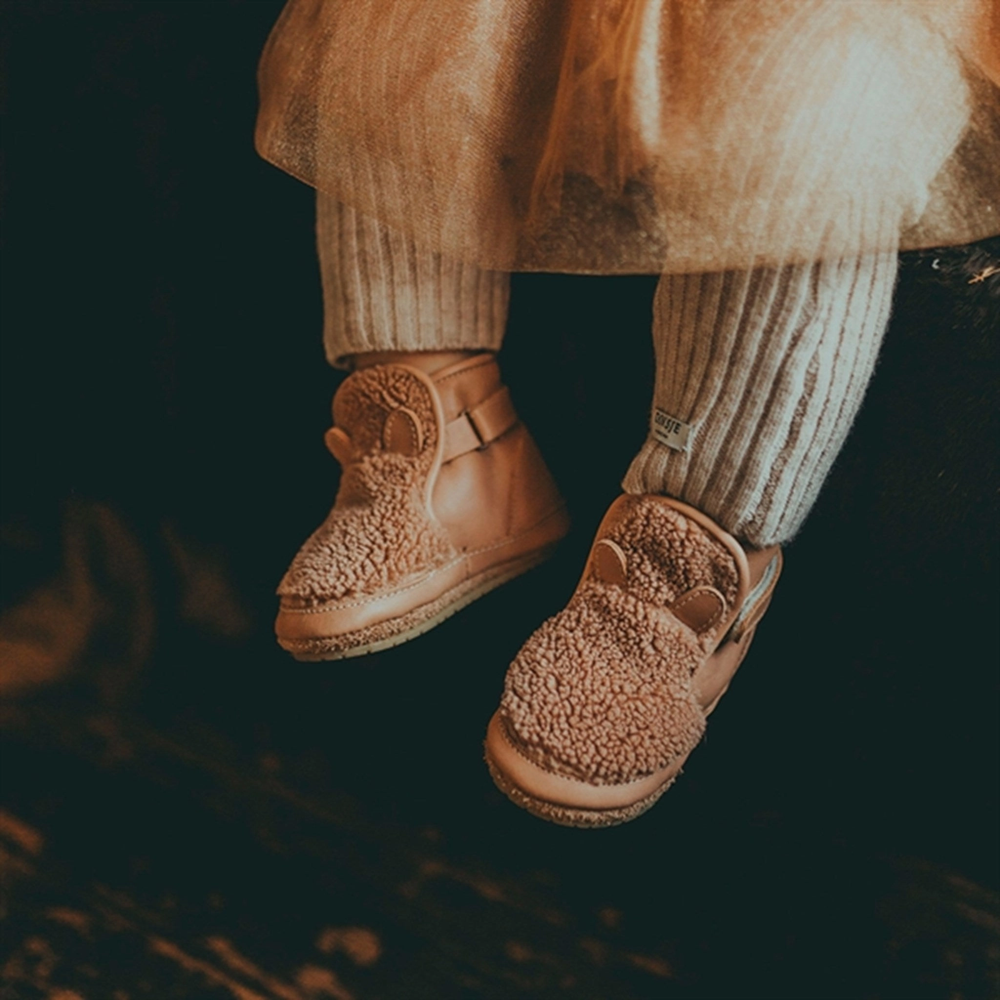 Donsje Baby Richy Lining Teddy Bear Light Mable Curly Washable