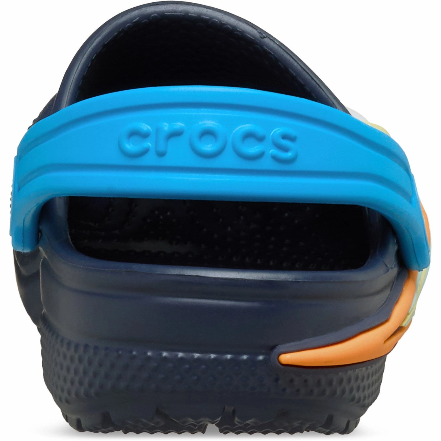 Crocs Navy Classic UFO Lights Clog Padding Around Ankle