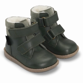 Bundgaard Bottle Green Rabbit Strap TEX Ergonomic Toe Box Elastic Band