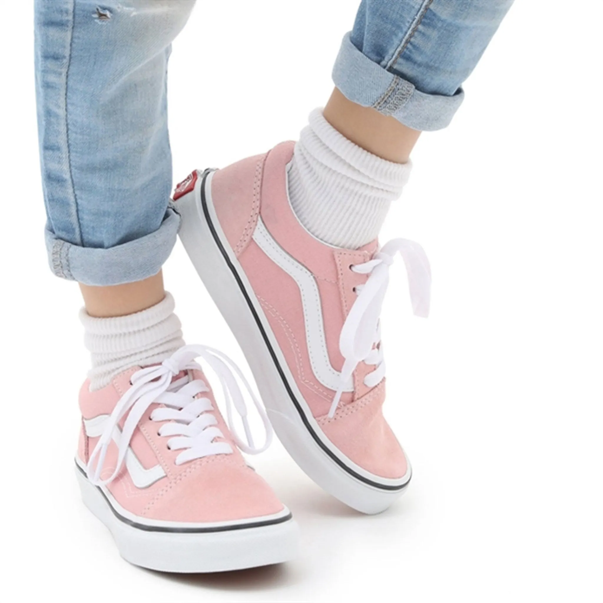 VANS Old Skool Powder Pink/True White Easy performance