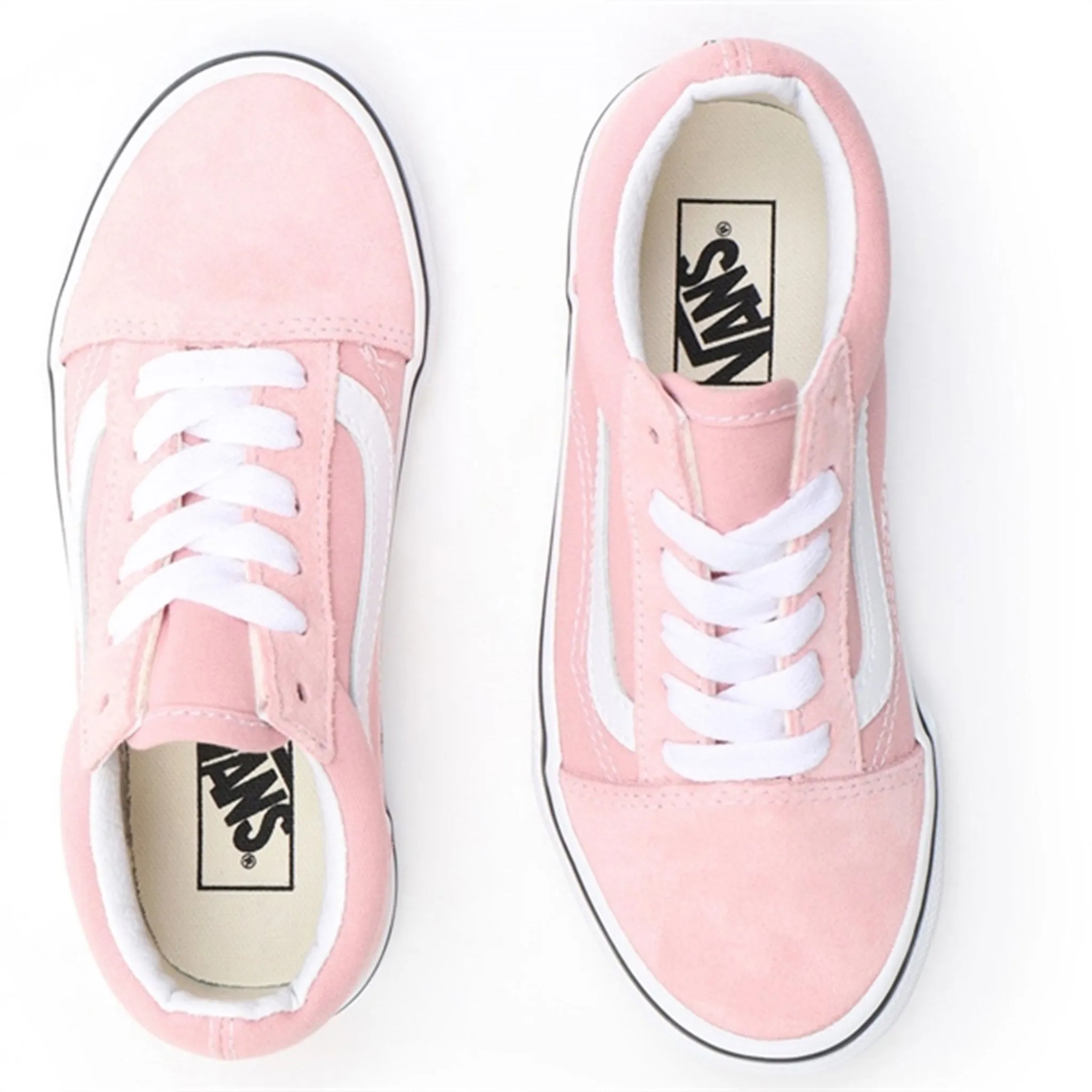 VANS Old Skool Powder Pink/True White Luxurious design Flexible Rubber Sole