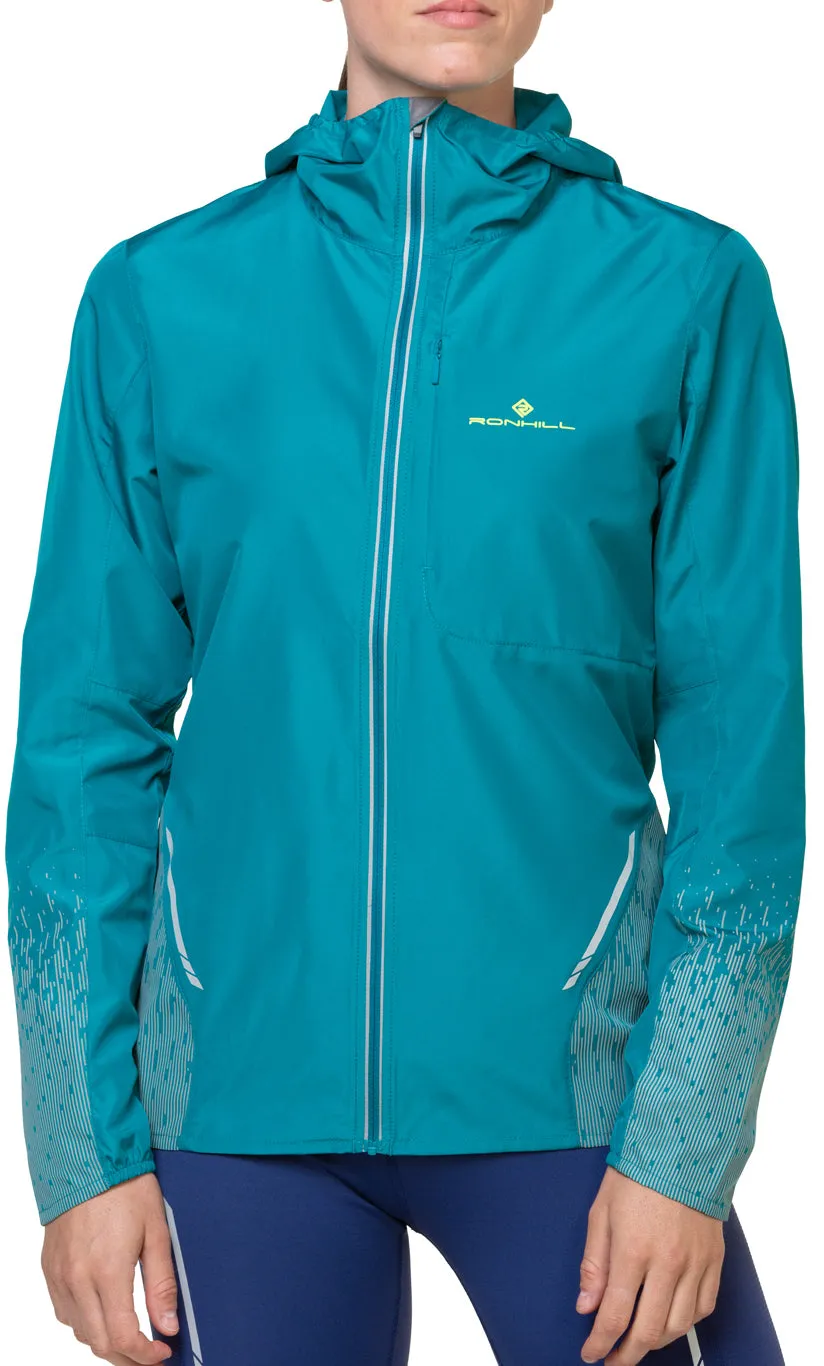 Variable Baffle Sizing White Ronhill Tech Reflect Womens Running Jacket - Blue