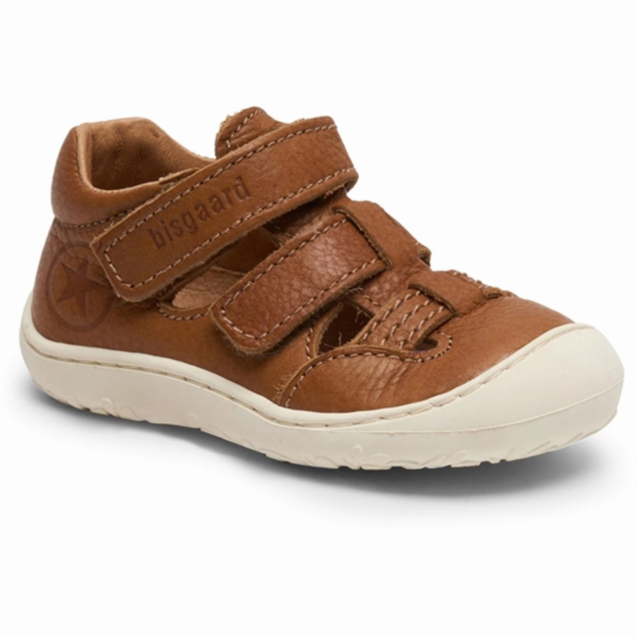 Easy Lock Hiking Comfort Bisgaard Hana Starter Shoes Cognac