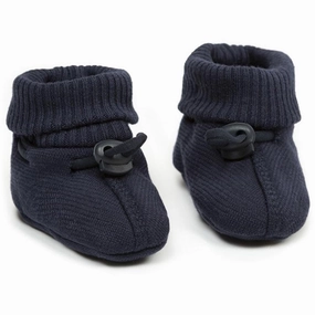 Reliable Comfort Smallstuff Wool Booties Navy