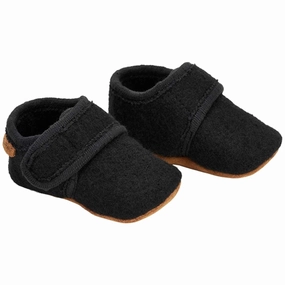 En Fant Baby Wool Slippers Black Relaxation Shoes Relaxing Slip