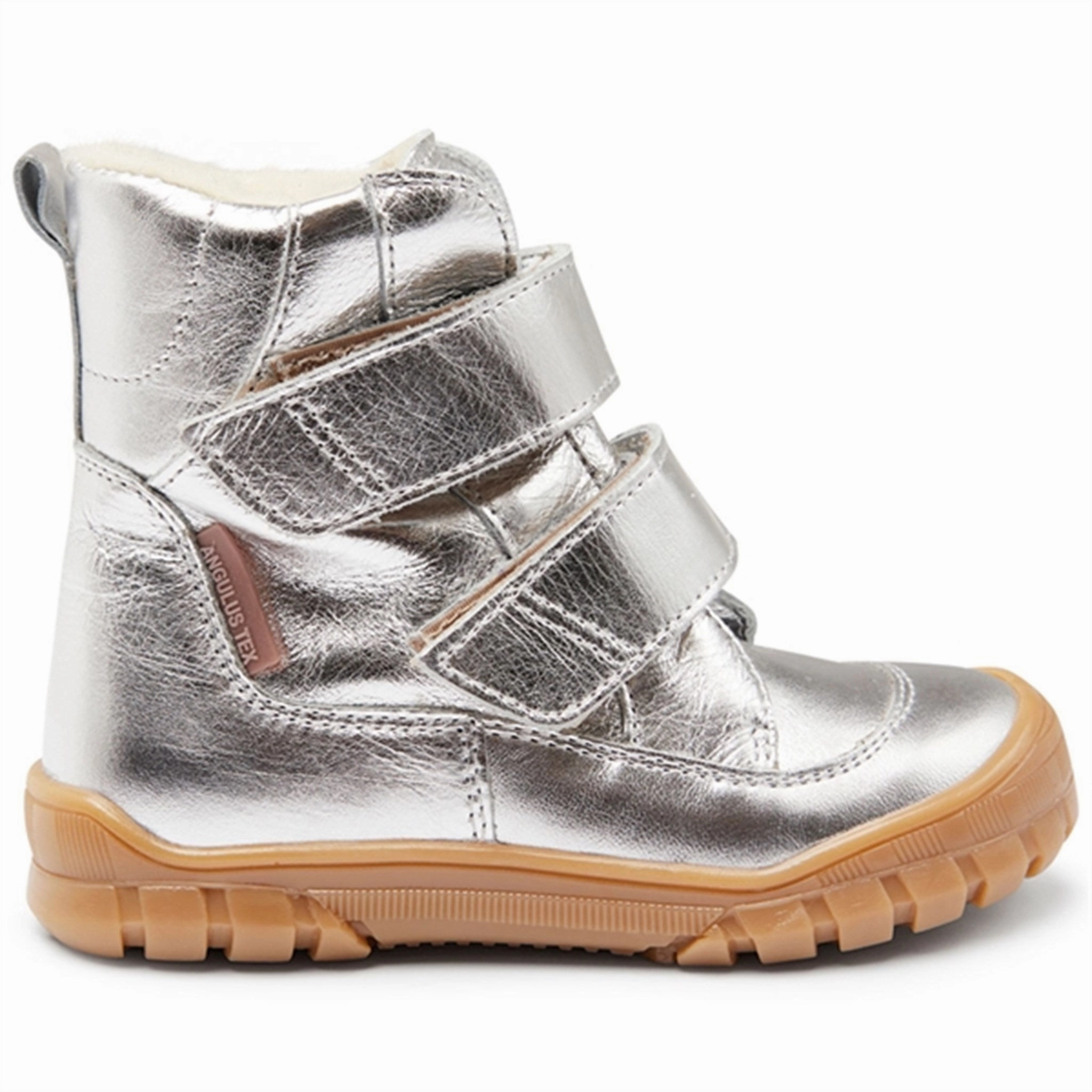 Angulus Tex-Boots With Velcro Silver Slip Resistant Work Commute