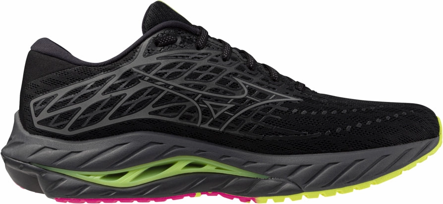 Mizuno Wave Inspire 20 Running Shoes - Black ultimate - running Temperature Regulating Fabric