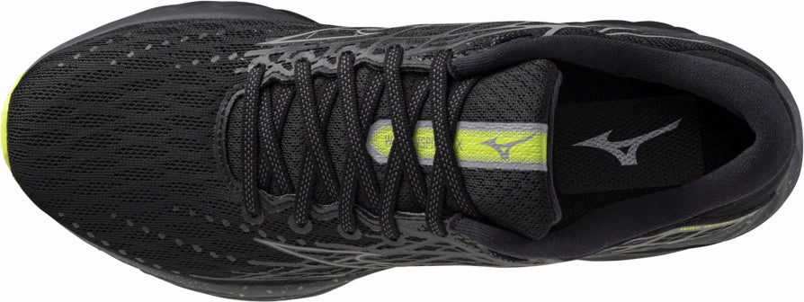 Bold Patterns Slip Resistant Pattern Mizuno Wave Inspire 20 Running Shoes - Black