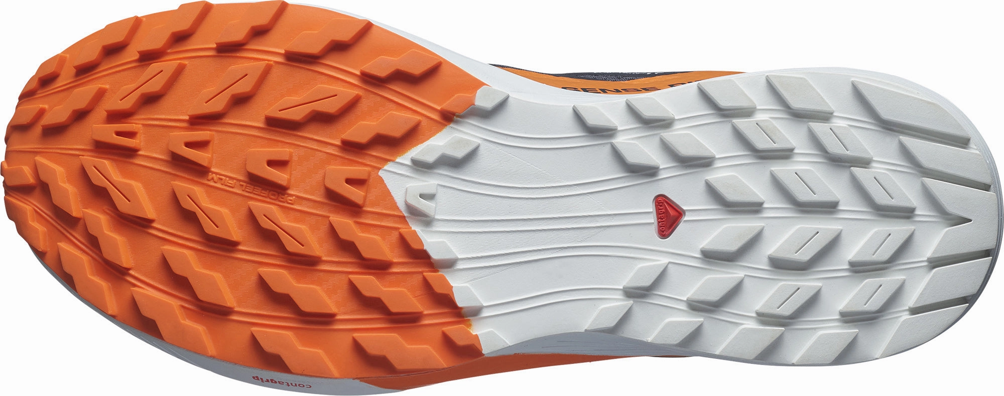 fashionable running shoes gel insole shoes Salomon Sense Ride 5 GORE-TEX Mens Trail Running Shoes - Grey