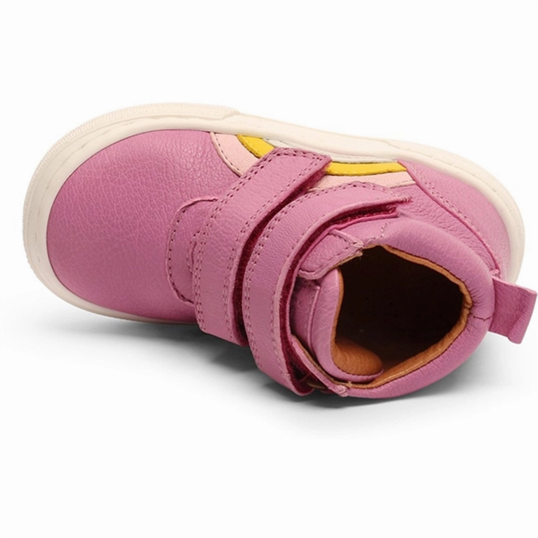 Mud Defense Rugged Protection Bisgaard Rainbow Velcro Shoe Pink