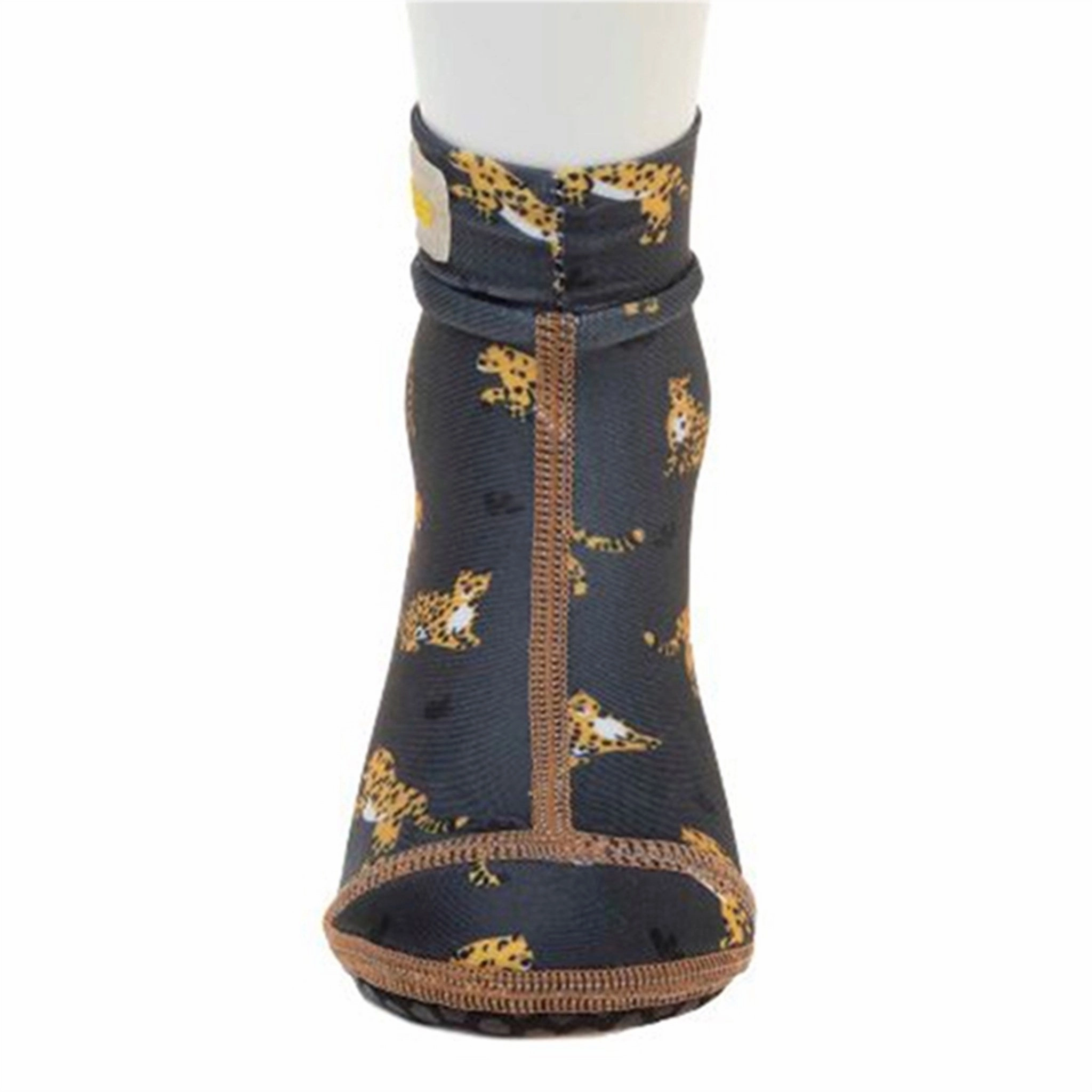 Duukies Beachsocks Leopard No Odor mesh ventilation