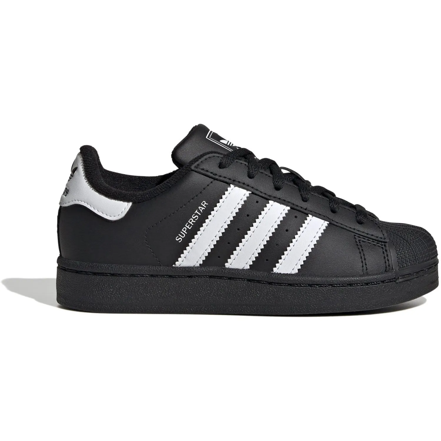 adidas Originals Core Black/Ftwr White/Core Black Superstar Ii C Sneakers Dual Density Outsoles