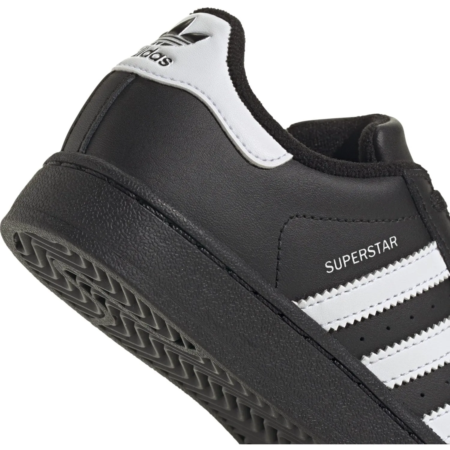 RubberSole adidas Originals Core Black/Ftwr White/Core Black Superstar Ii C Sneakers