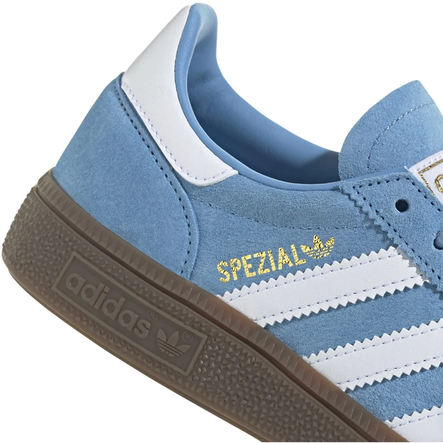 adidas Originals Light Blue/Ftwr White/Gum5 Handball Spezial J Sneakers Move Daily Ergonomic Heel Support