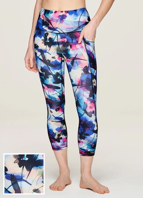 Breathable Performance Indoor environment Floral Fun Super Soft Capri