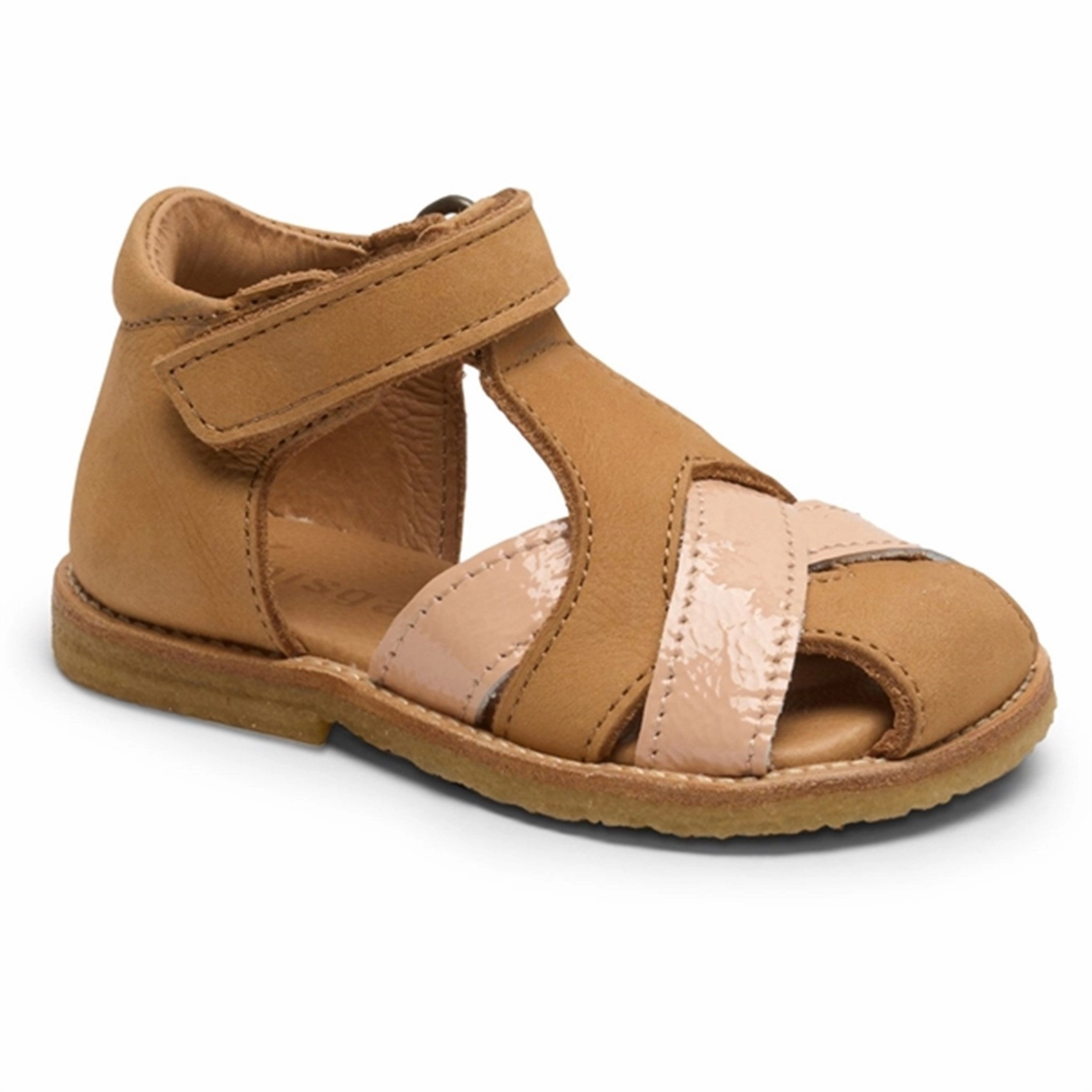Seamless Edge Binding Stylish Summer Shoes Bisgaard Alva Sandal Cognac