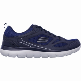 Skechers Summits South Rim Mens Training Shoes - Navy  in Orthotic Friendly Design Natural motion