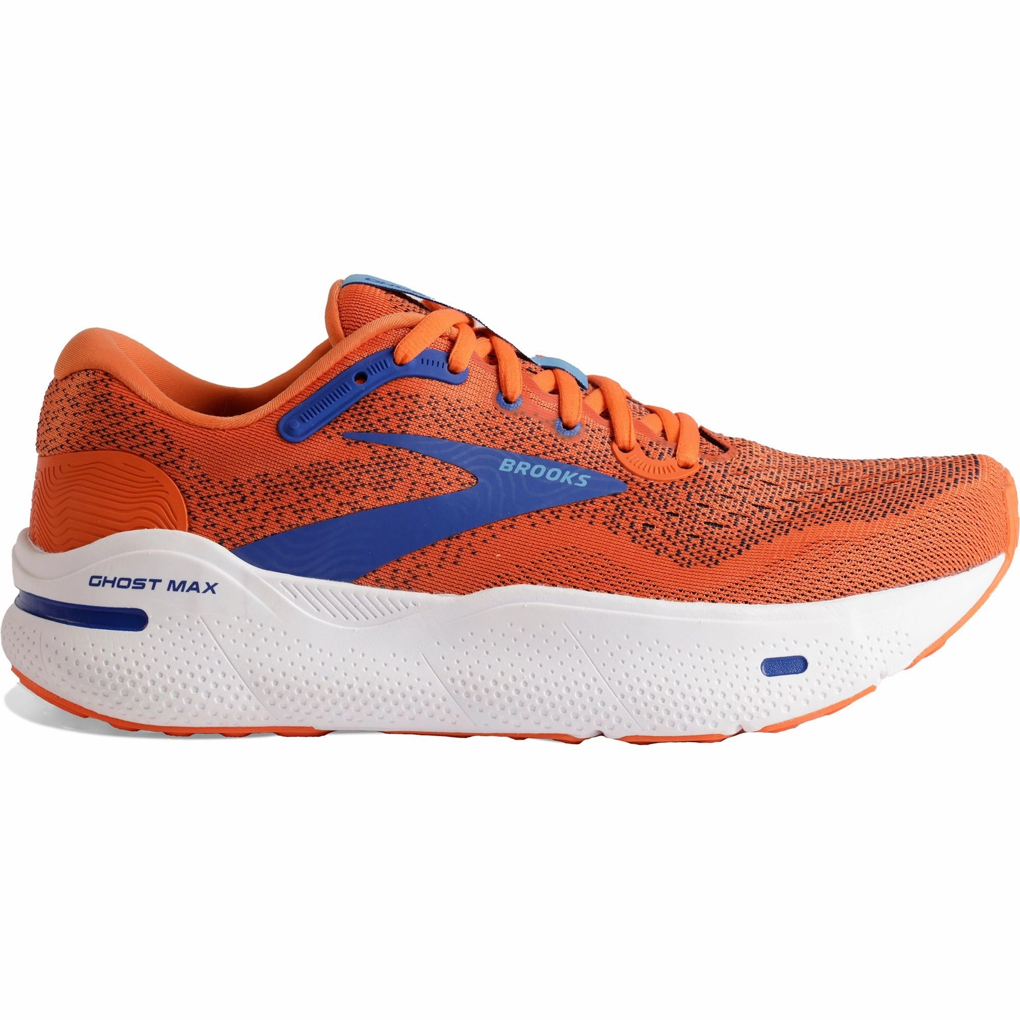flat - footed adjustable - straps - adjustability shoes Brooks Ghost Max Mens Running Shoes - Orange